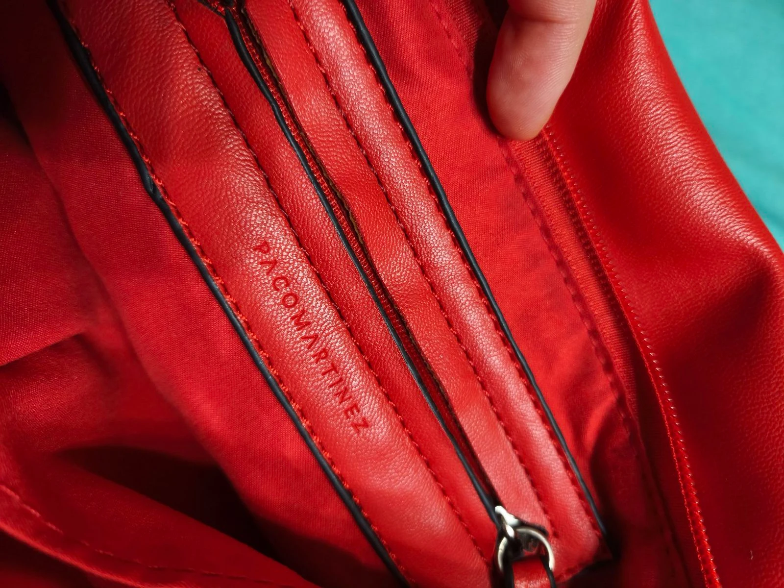 Bolso Paco Martínez Rojo (37x24x8) / Pochette Paco Martínez Rouge – photo 6